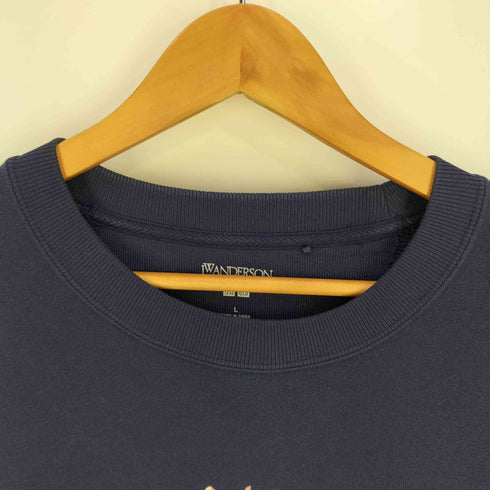 ユニクロジェイダブリューアンダーソン UNIQLO JW ANDERSON キャラクタープリント クルーネックスウェット メンズ JPN:L