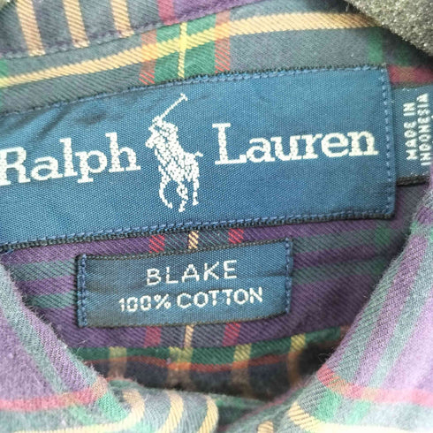 ラルフローレン RALPH LAUREN BLAKE スモールポニー刺繍 L/S BDシャツ メンズ import:XL