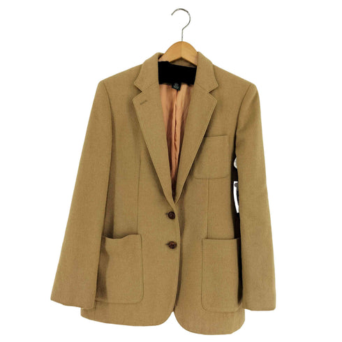 ローレンラルフローレン LAUREN RALPH LAUREN USA製 くるみボタン カシミヤ テーラードジャケット レディース