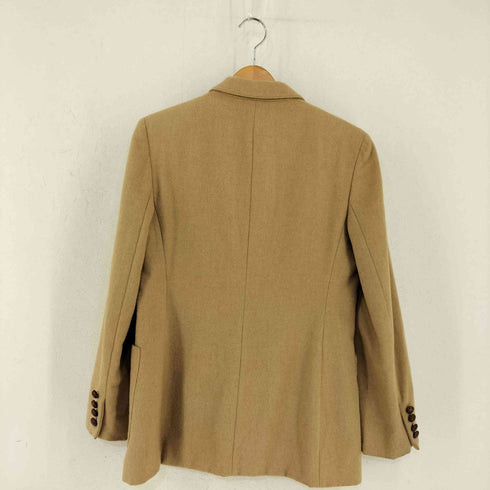 ローレンラルフローレン LAUREN RALPH LAUREN USA製 くるみボタン カシミヤ テーラードジャケット レディース