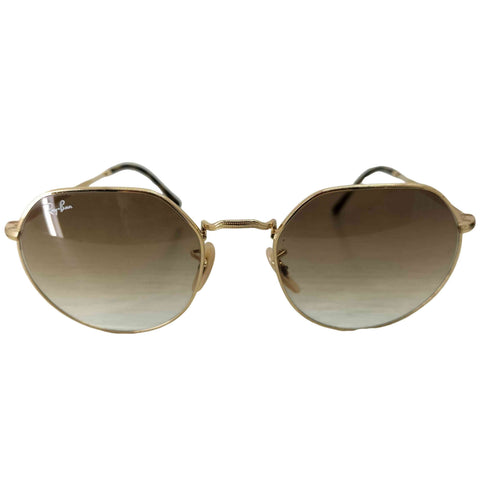 レイバン Ray-Ban JACK ジャック ジオメトリック フレーム サングラス ポリッシュ アリスタゴールド メンズ 53□20 145