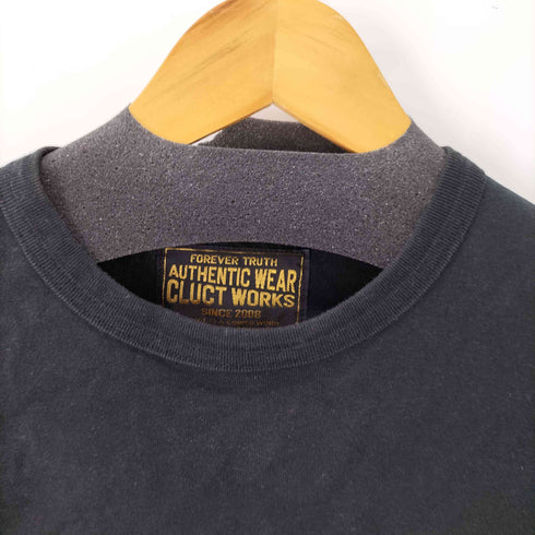 クラクトワークス Cluct Works 両面刺繍デザイン S/S Tシャツ メンズ JPN:M