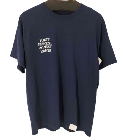 フォーティーパーセントアゲインストライツ FORTY PERCENTS AGAINST RIGHTS FPAR SS TEE メンズ JPN:M