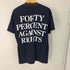 フォーティーパーセントアゲインストライツ FORTY PERCENTS AGAINST RIGHTS FPAR SS TEE メンズ JPN:M