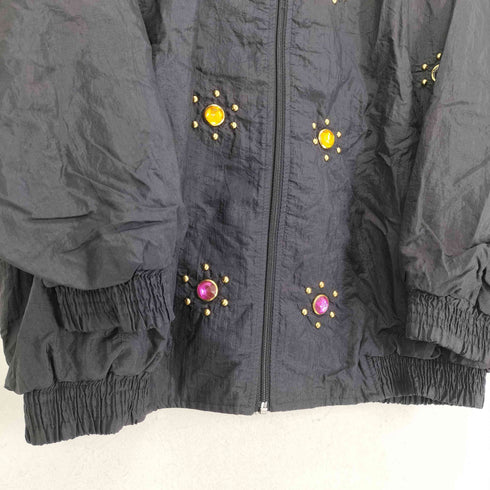 GEPETTO ビジュー装飾 ナイロンジップブルゾン MADE IN USA メンズ JPN:M