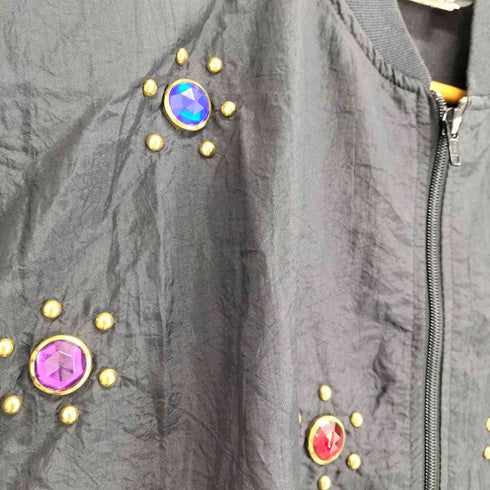 GEPETTO ビジュー装飾 ナイロンジップブルゾン MADE IN USA メンズ JPN:M