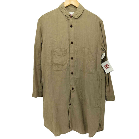 ジュンヤワタナベコムデギャルソンマンピンク JUNYA WATANABE COMME des GARCONS MAN PINK リネンミリタリーロングシャツ レディース JPN:S