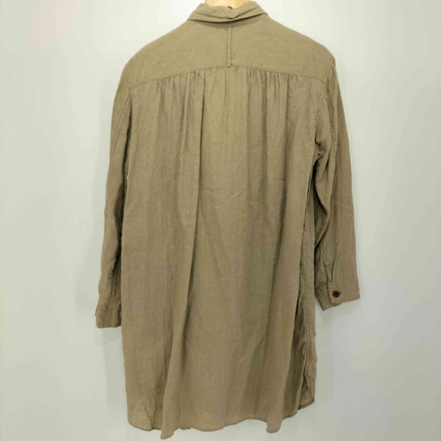 ジュンヤワタナベコムデギャルソンマンピンク JUNYA WATANABE COMME des GARCONS MAN PINK リネンミリタリーロングシャツ レディース JPN:S