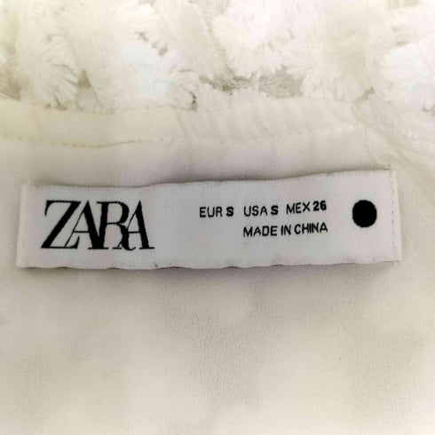 ザラ ZARA Textured Weave Mini Dress長袖ワンピー レディース JPN:S