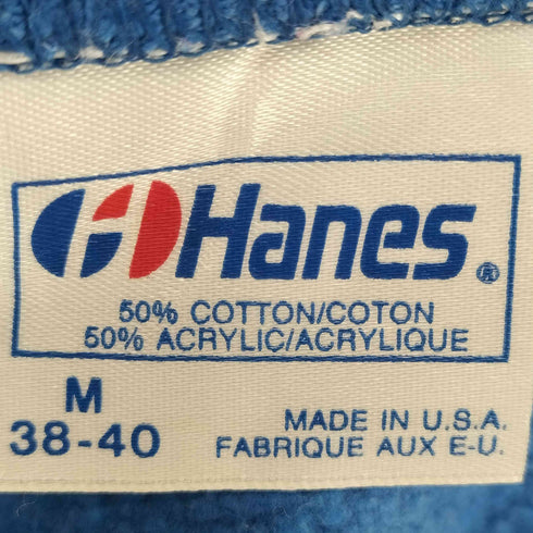 ヘインズ Hanes 80~90S YOSEMITE プリントラグランスウェット メンズ M