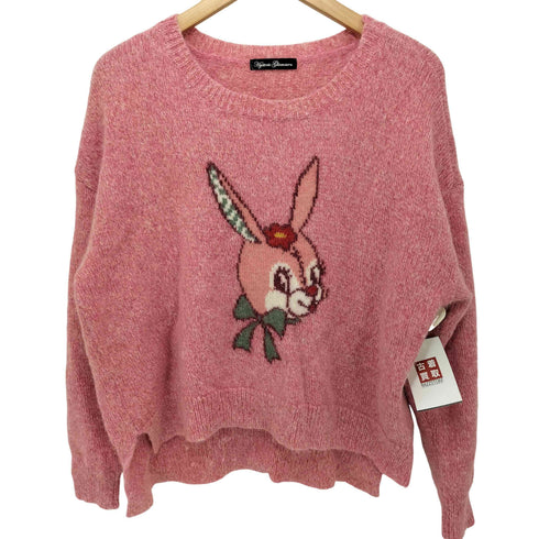ヒステリックグラマー HYSTERIC GLAMOUR うさぎ アルパカ混 プルオーバー ニット レディース FREE