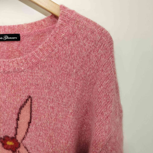 ヒステリックグラマー HYSTERIC GLAMOUR うさぎ アルパカ混 プルオーバー ニット レディース FREE