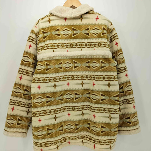 ピコ PIKO オールドピコ 総柄ボアフリースジャケット Hawaiian Longboard Wear Sherpa Jacket メンズ import:M