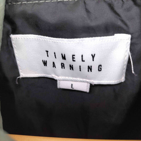 タイムリーワーニング Timely Warning ナイロンベスト メンズ JPN:L