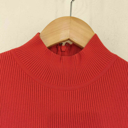 クレージュ courreges コットン リブニット切り替え ドッキングワンピース レディース JPN:38