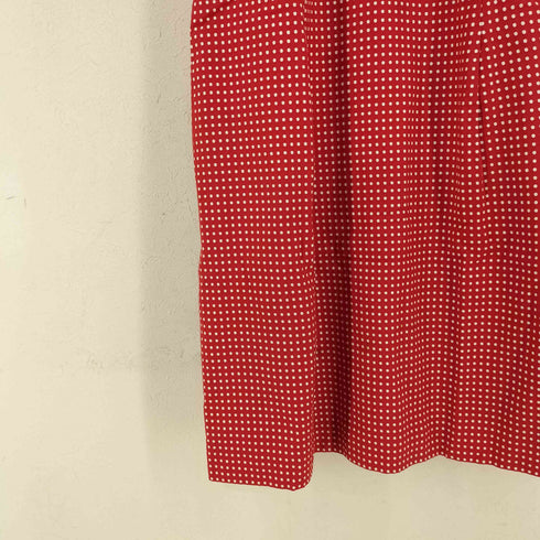 クレージュ courreges コットン リブニット切り替え ドッキングワンピース レディース JPN:38