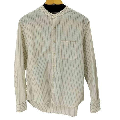 フリークスストア FREAKS STORE バンドカラーストライプ L/S シャツ メンズ JPN:M