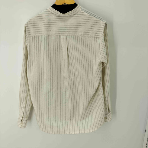 フリークスストア FREAKS STORE バンドカラーストライプ L/S シャツ メンズ JPN:M