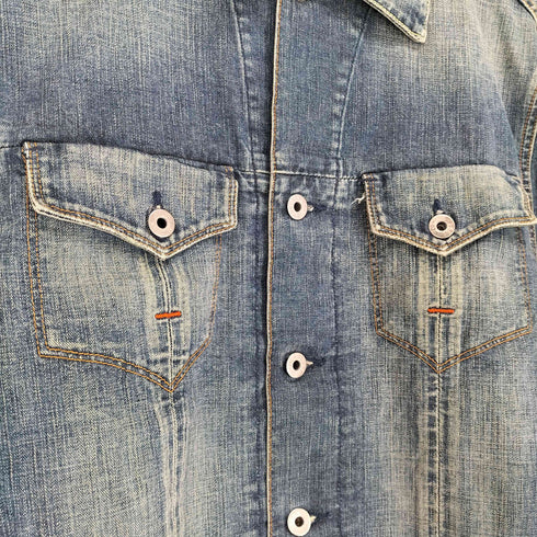 ゲス GUESS MADE IN MEXICO デニムトラッカージャケット メンズ JPN:S