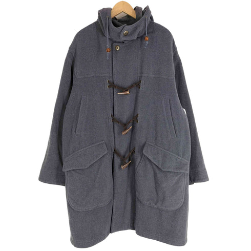 Hunting Club OLD 裏地キルティング 比翼ジップ ダッフルコート メンズ L