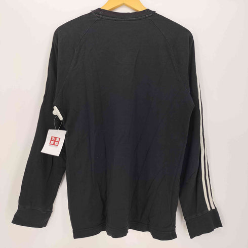 アディダスオリジナルス adidas Originals 3 STRIPES LS TEE トレフォイルロゴ刺繍 クルーネック Tシャツ メンズ JPN:L