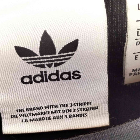 アディダスオリジナルス adidas Originals 3 STRIPES LS TEE トレフォイルロゴ刺繍 クルーネック Tシャツ メンズ JPN:L