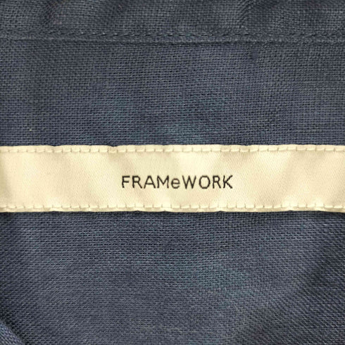 フレームワーク FRAMeWORK フレンチリネンシャツワンピース レディース