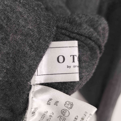 OTONA カッティング加工 デザインカットソー レディース