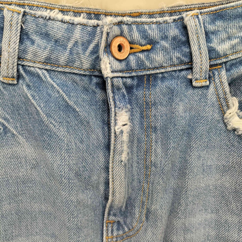 ザラ ZARA ダメージ加工 タイトデニムスカート レディース L
