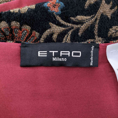 エトロ ETRO シルクウール総柄ストール レディース ONE SIZE