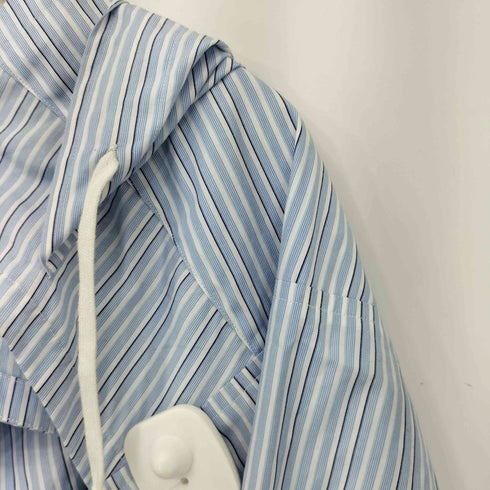 コムデギャルソンシャツ COMME des GARCONS SHIRT 24SS フーデッド ストライプシャツ つけ襟 コレクションピース メンズ