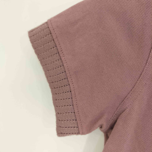 フレッドペリー FRED PERRY マカオ製 コットンピケ 袖リブ ポロシャツ レディース JPN:36