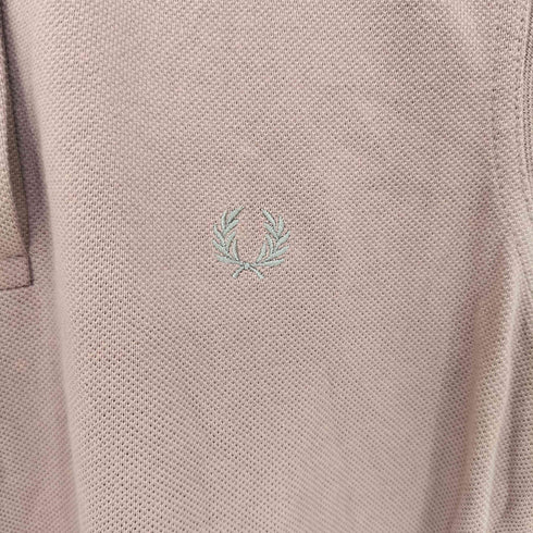 フレッドペリー FRED PERRY マカオ製 コットンピケ 袖リブ ポロシャツ レディース JPN:36