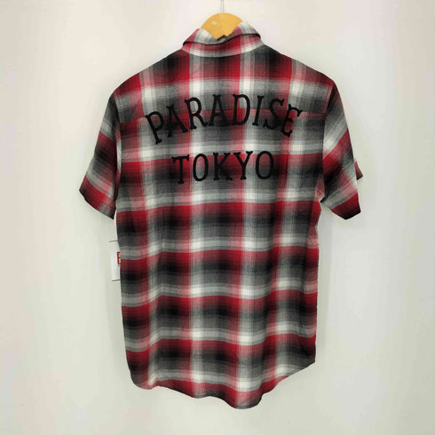 ワコマリア WACKO MARIA PARADISE TOKYO バックチェーンステッチ オンブレレーヨンS/S シャツ メンズ JPN:M