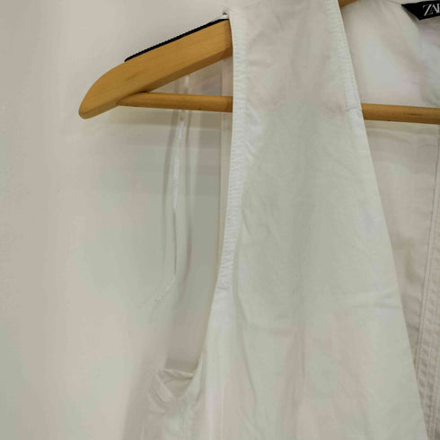 ザラ ZARA ジッパーポプリン ワンピース レディース import:S