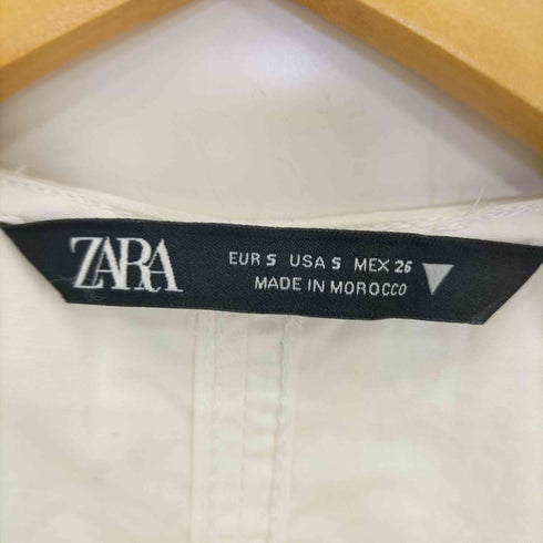 ザラ ZARA ジッパーポプリン ワンピース レディース import:S