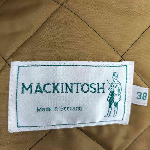 マッキントッシュスコットランド MACKINTOSH SCOTLAND 90S 旧タグ スコットランド製キルティングジャケット メンズ 38