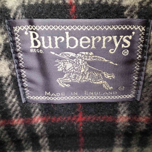 バーバリーズ BURBERRYS 90S 英国製 BURBERRYS SPECIALITY DUFFLE COATING 裏地ノバチェック トグル ダッフルコート レディース 08 REG