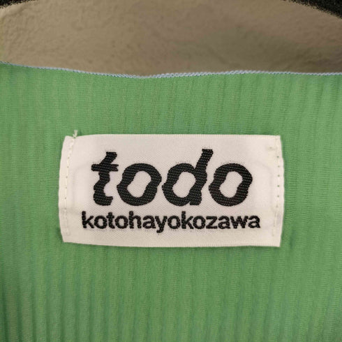 トゥードゥーコトハヨコザワ todo kotoha yokozawa pleats top long sleeve レディース