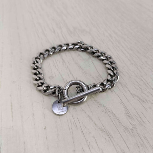 ライオンハート LION HEART サージカルステンレス チェーンブレスレット メンズ