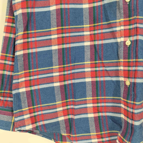 ラルフローレン RALPH LAUREN CLASSIC FIT ポニー刺繍 ボタンダウンチェックシャツ メンズ import:L