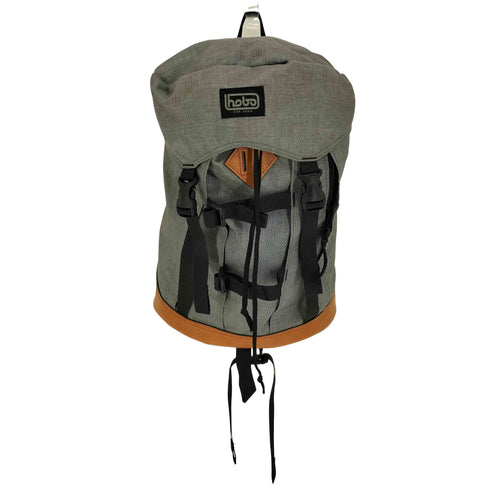 ホーボー hobo 八の字ジップ レザー切替 バックパック リュック メンズ