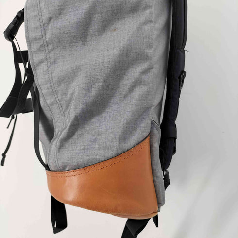 ホーボー hobo 八の字ジップ レザー切替 バックパック リュック メンズ