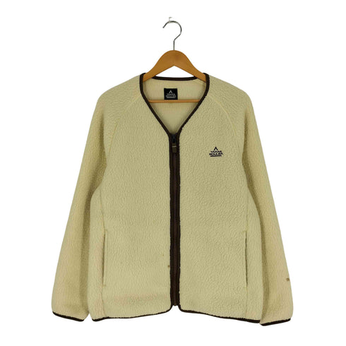 タラスブルバ TARAS BOULBA POLARTEC ロゴ刺繍 ノーカラー ボア フリースジャケット メンズ import:L