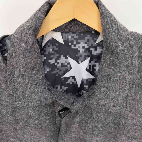 ソフネット SOPHNET. 裏地 星柄 ポリウール ダッフルコート メンズ JPN:M