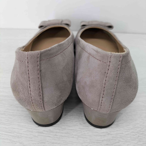 ダイアナ DIANA リボンデザインパンプス トープ シルキー レディース JPN:24