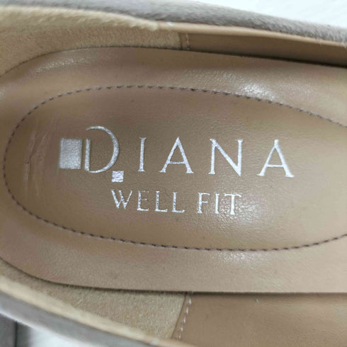 ダイアナ DIANA リボンデザインパンプス トープ シルキー レディース JPN:24