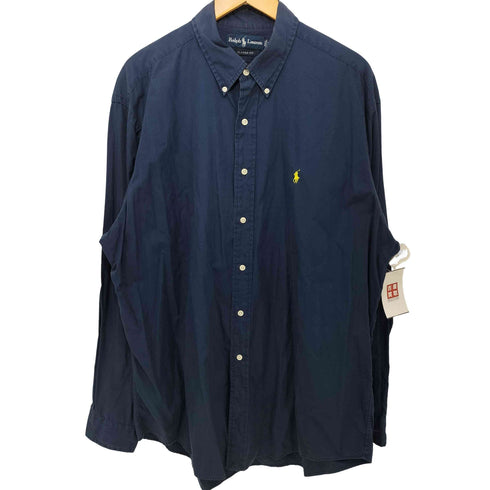 ラルフローレン RALPH LAUREN 90S CLASSIC FIT ポニー刺繍 L/S ボタンダウンシャツ メンズ import:XL