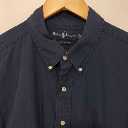 ラルフローレン RALPH LAUREN 90S CLASSIC FIT ポニー刺繍 L/S ボタンダウンシャツ メンズ import:XL