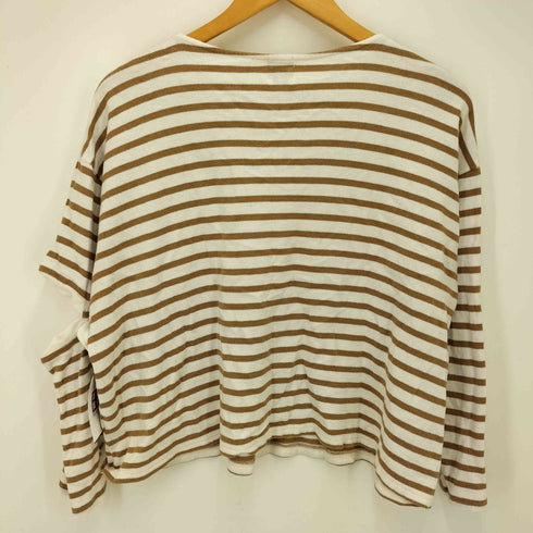 ロクビューティーアンドユースユナイテッドアローズ 6 BEAUTY & YOUTH UNITED ARROWS BORDER SLIT SLEEVE PULLOVER レディース 36